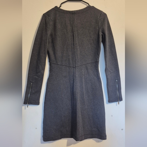 Athleta Dark Gray Long Sleeve Dress - Picture 3 of 6